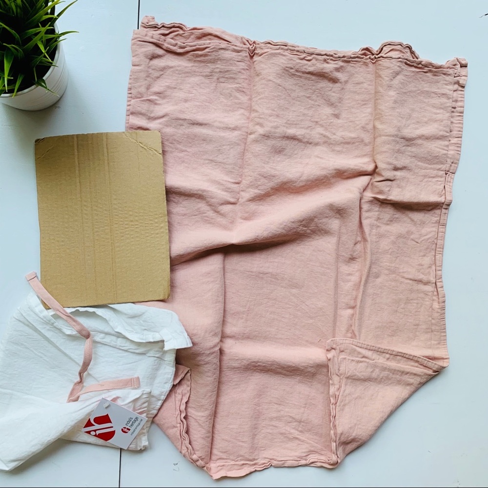 BUNGALOW ROSE Quade Stonewash Pink Standard Pillow Sham Case NEW NIP - Picture 4 of 4